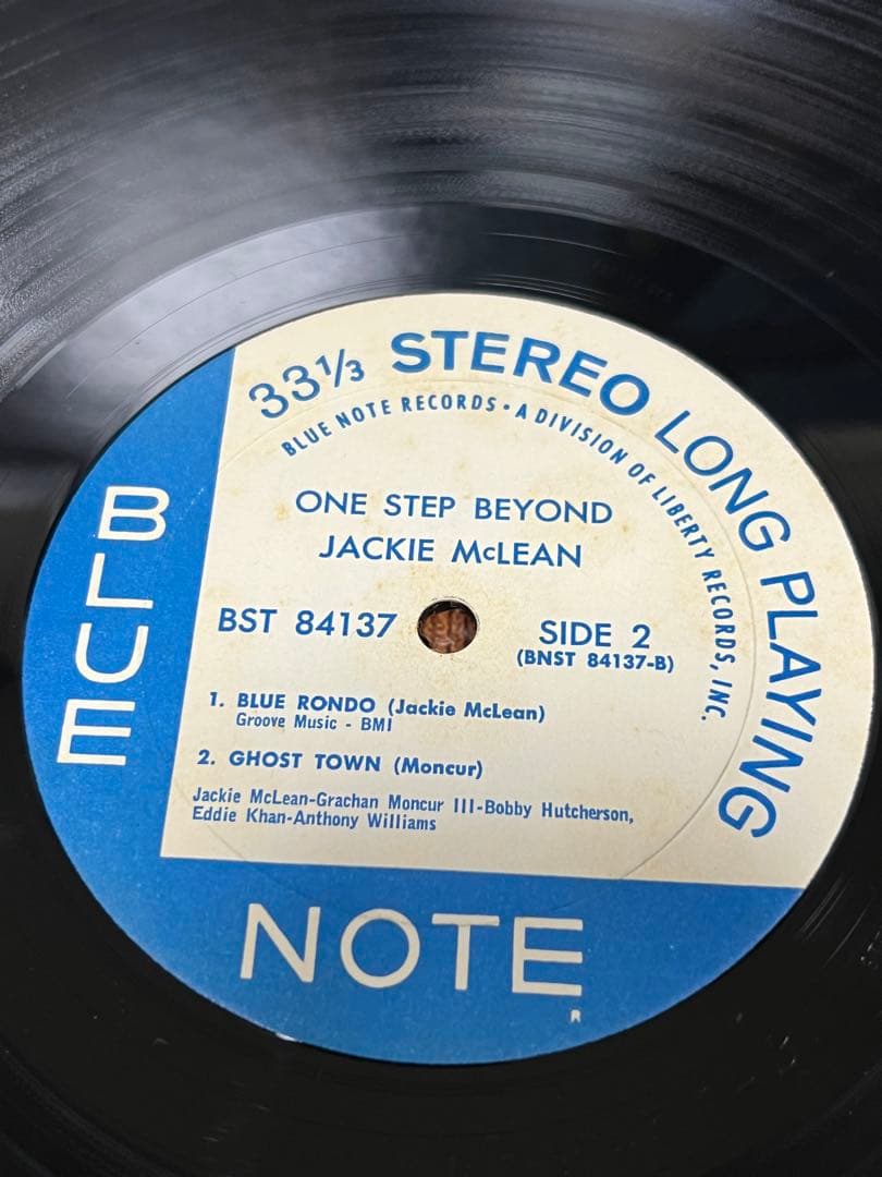 洋楽 LP JACKIE McLEAN ONE STEP BEYOND 84137