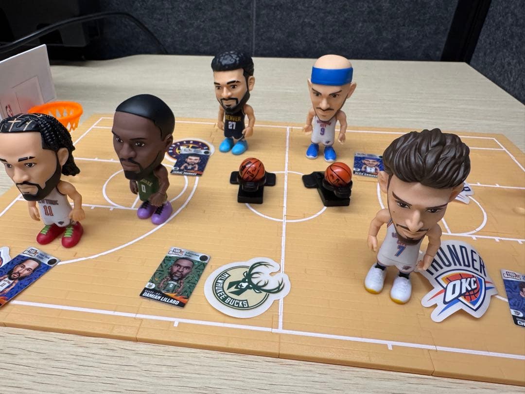 NBA BALLERS シリーズ2 オールコート 5体　カルーソ　ブランソン等