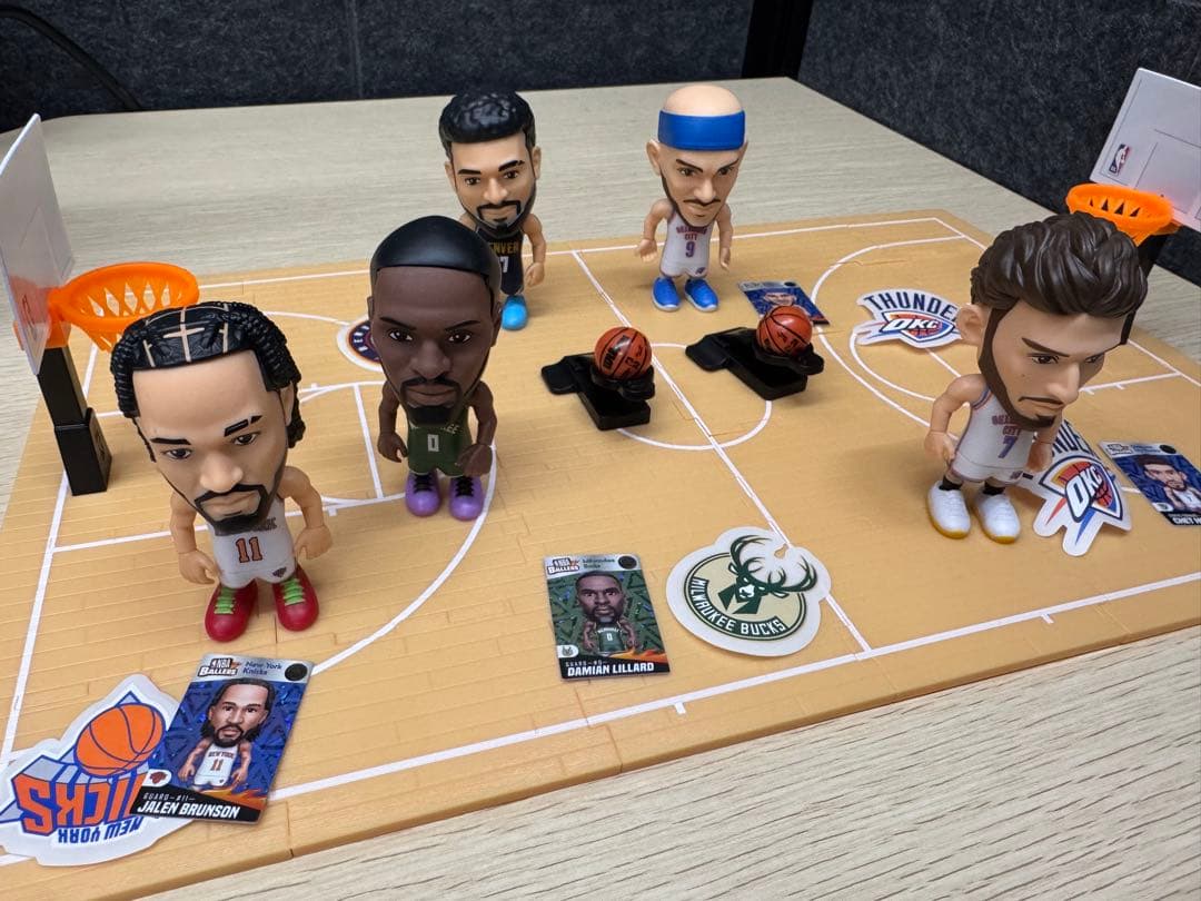 NBA BALLERS シリーズ2 オールコート 5体　カルーソ　ブランソン等
