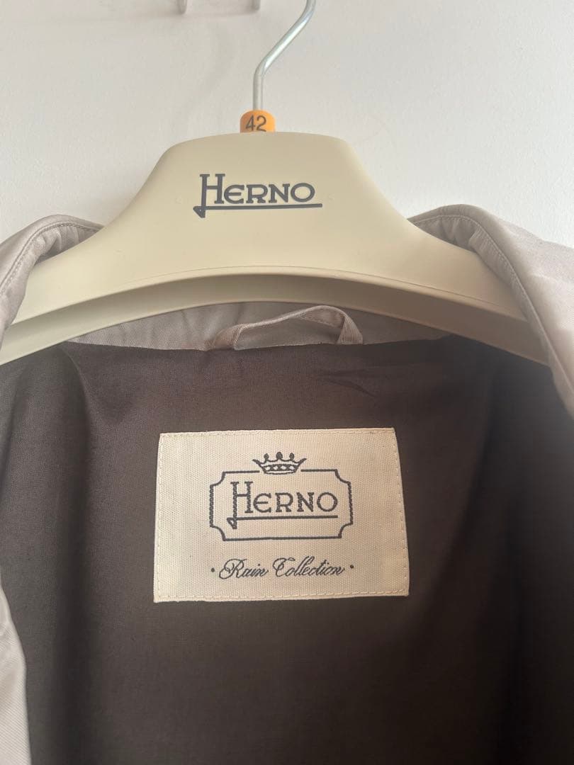 HERNO/ヘルノ IM000184D オーバーサイズ トレンチグレー 42