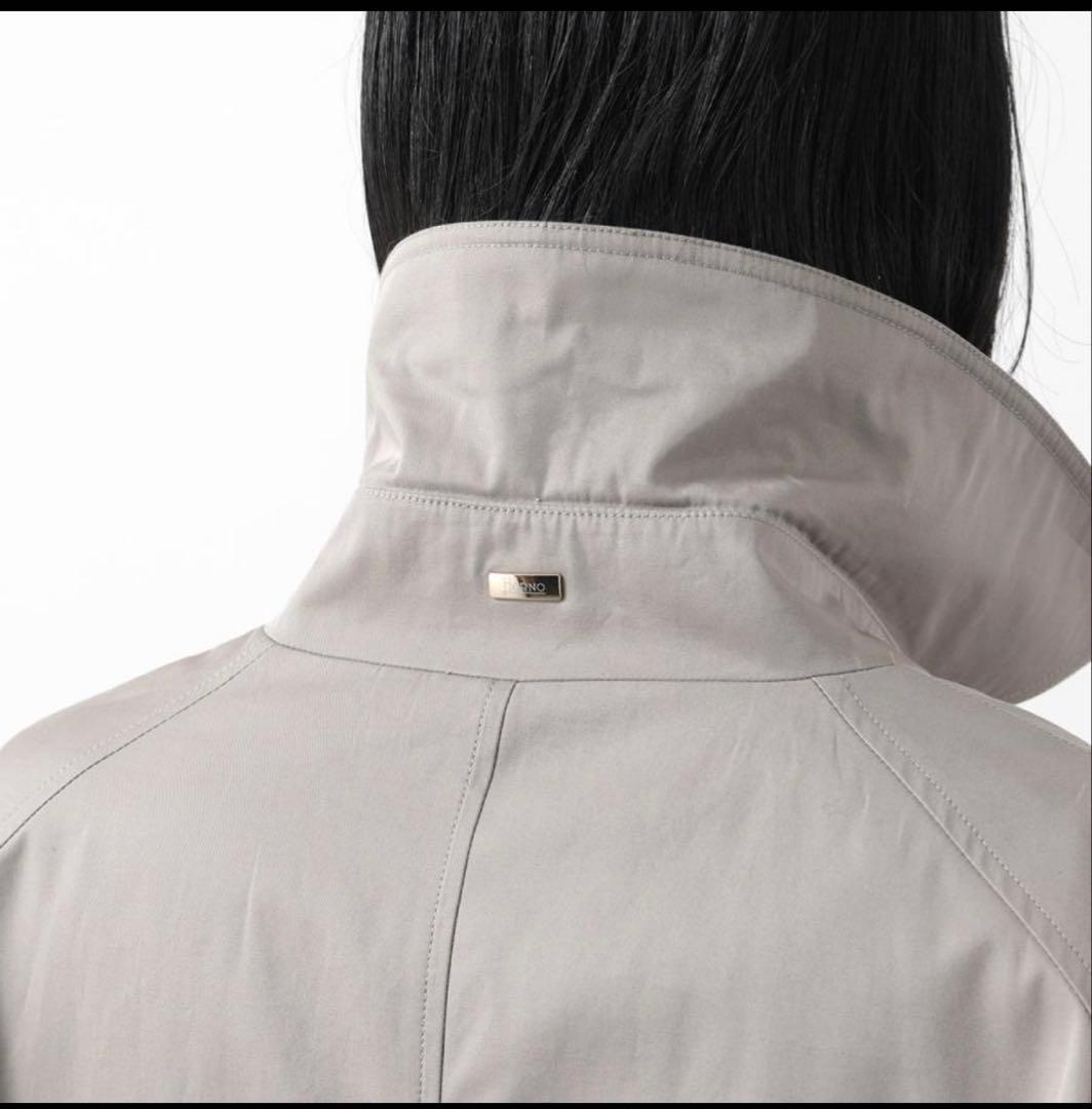 HERNO/ヘルノ IM000184D オーバーサイズ トレンチグレー 42