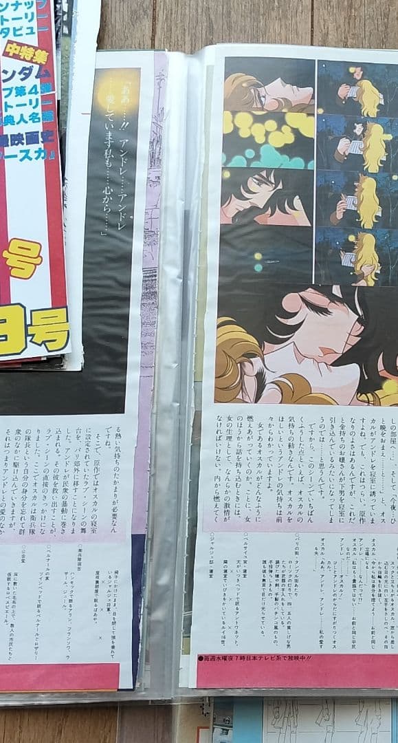 ベルサイユのばら【希少】アニメ雑誌切抜き