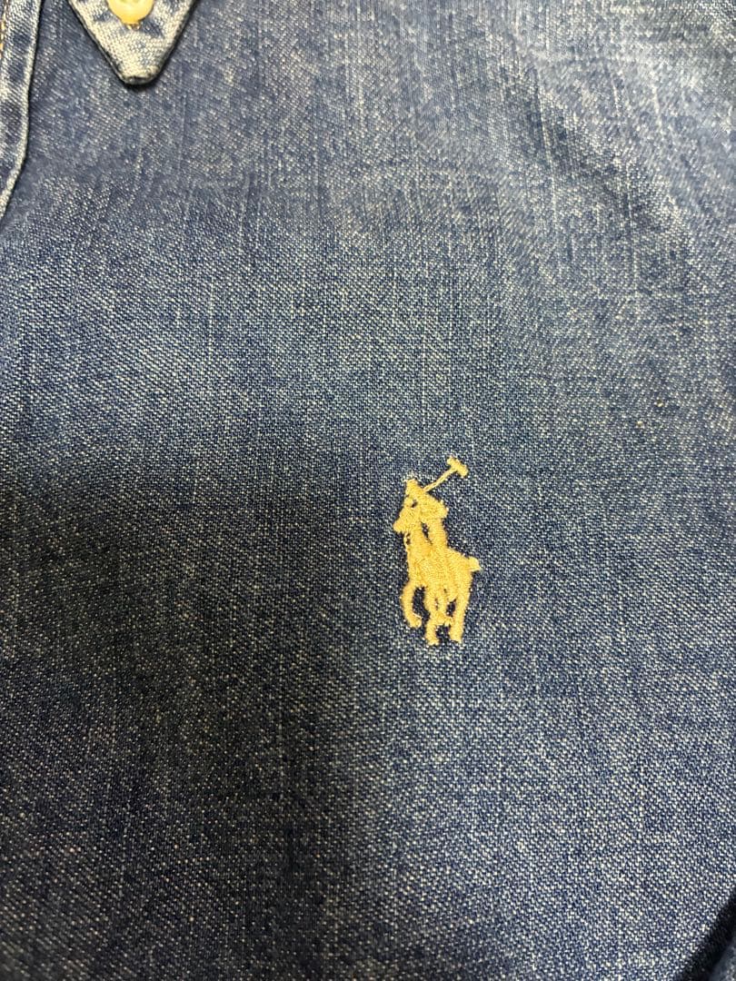 Ralph Lauren ポニー デニム シャツ ワンピース ラルフローレン