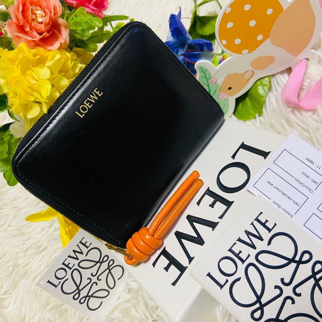 付属品完備✨LOEWE✨ロエベ ✨財布✨レザー✨ウォレット✨カーフレザー✨本革✨