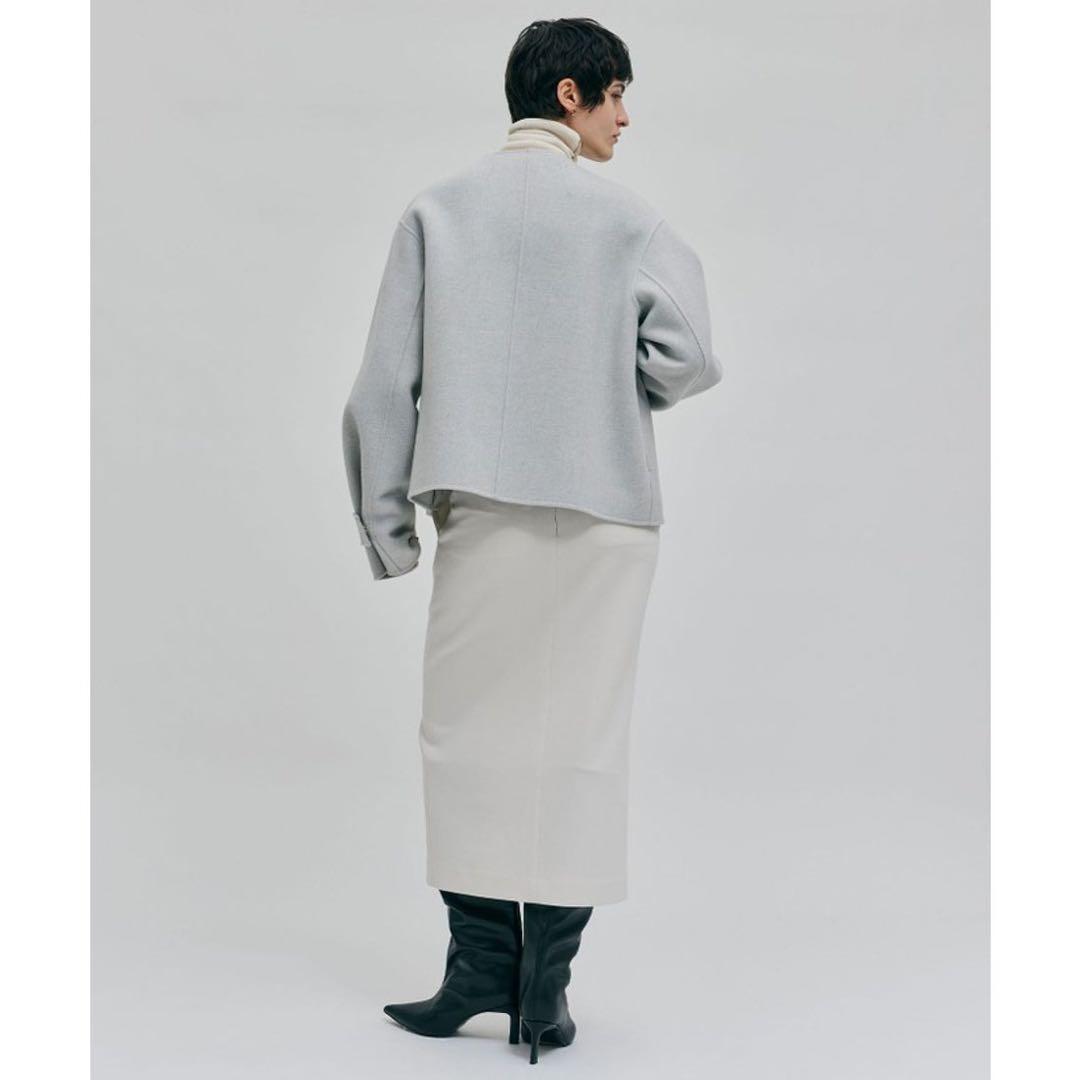 美品　BEIGE,（ベイジ,） GRASSE / リバーウールクロップドコート