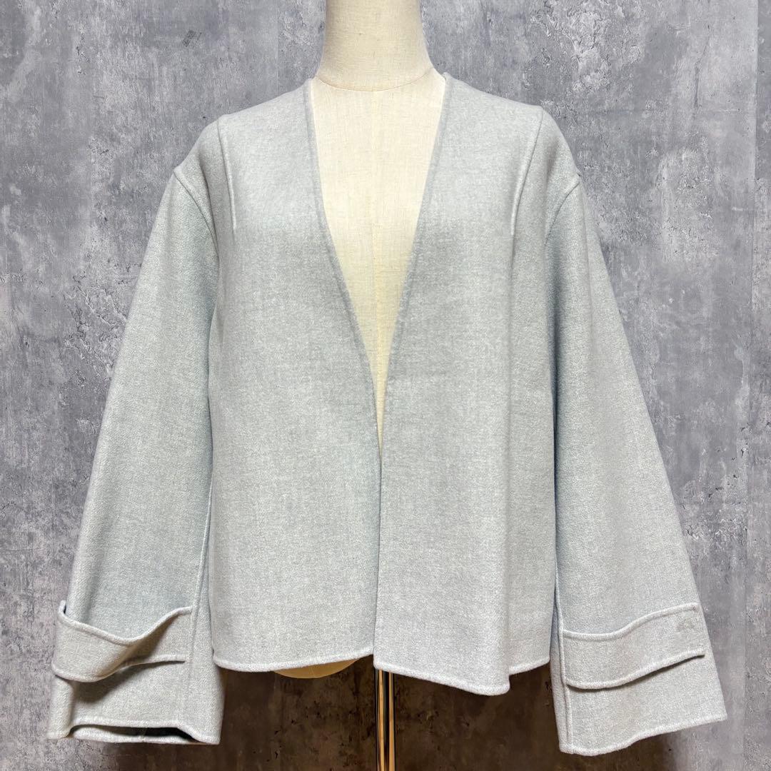 美品　BEIGE,（ベイジ,） GRASSE / リバーウールクロップドコート