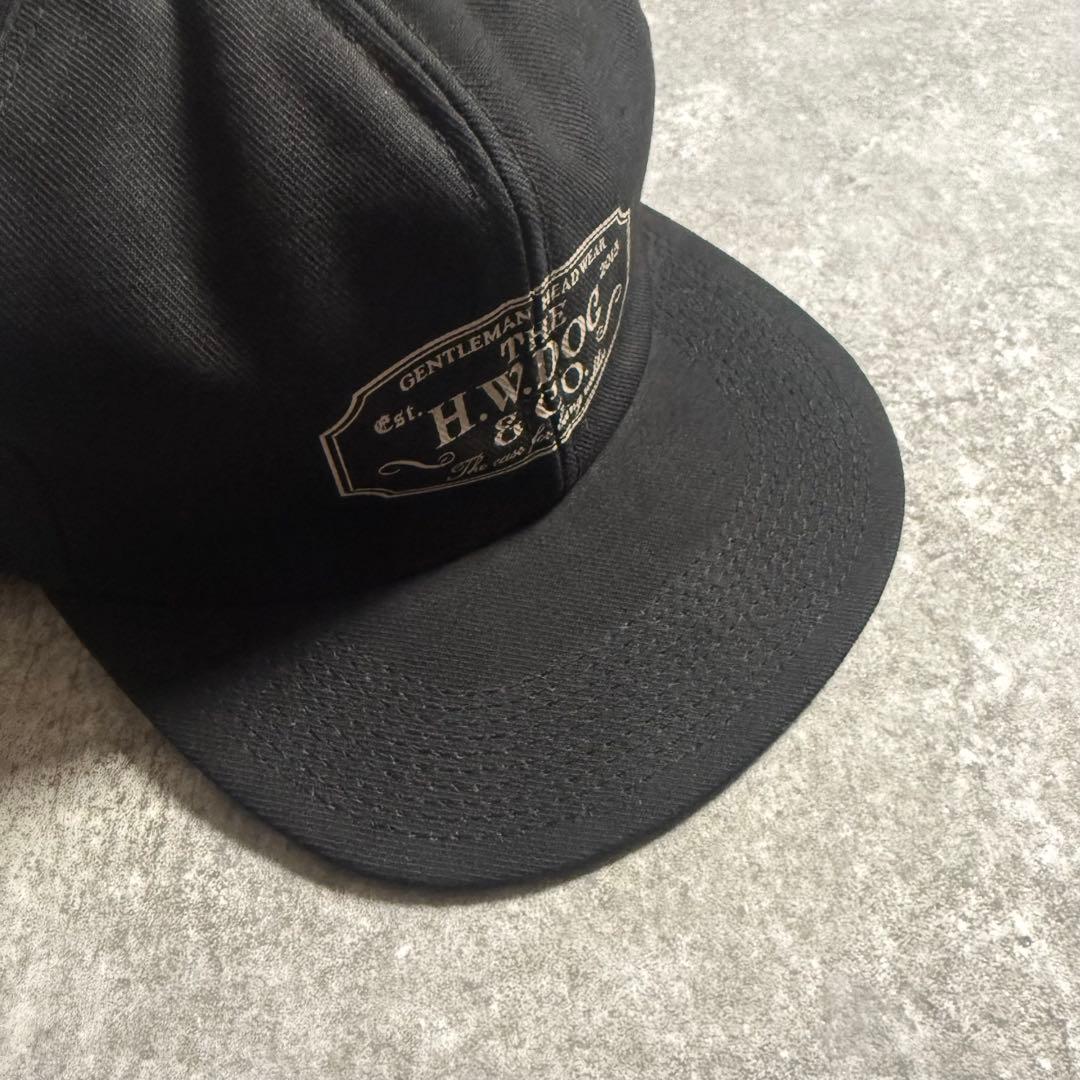 H.W.DOG & CO. ブラック トラッカーキャップ サイズ 38