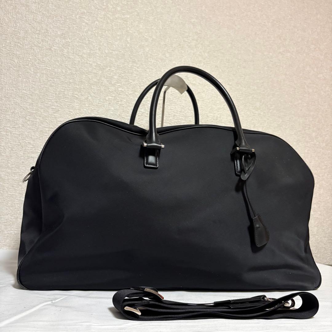 美品❗️アニエス・ベー Agnes b 黒 ナイロン ボストン 旅行 出張