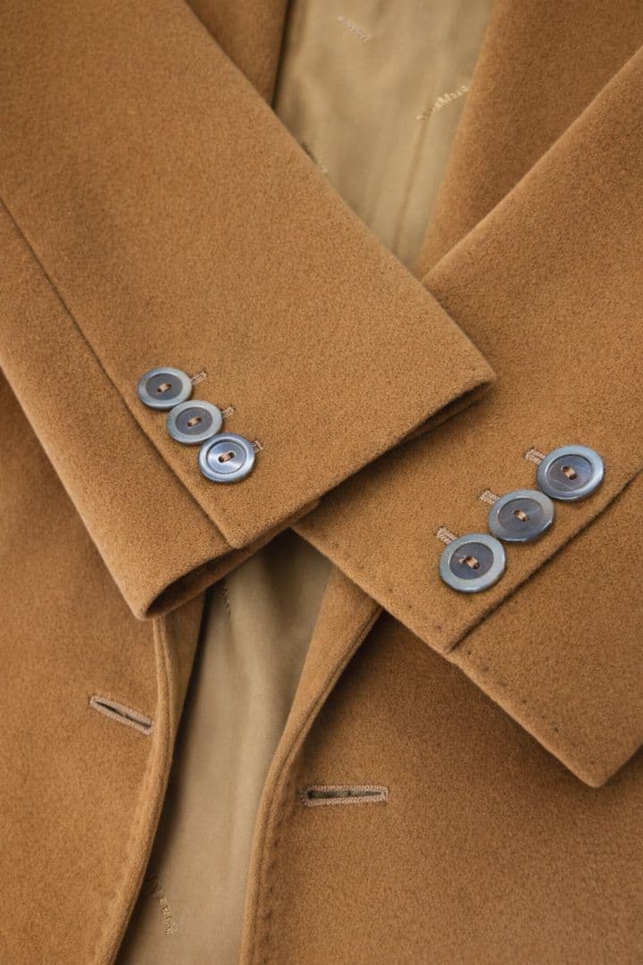 え*す様 Max Mara 白タグ カシミヤ100% ロングコート　着丈126