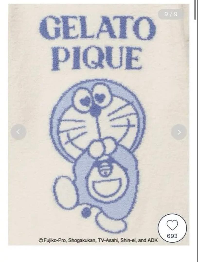 gelato pique ドラえもん✴︎レディースベビモコジャガードプルオーバー