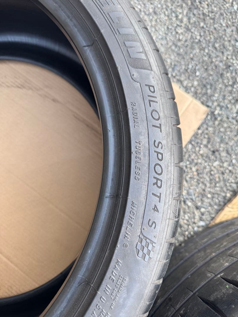 Michelin Pilot Sport 4S 19インチ タイヤ2021年製