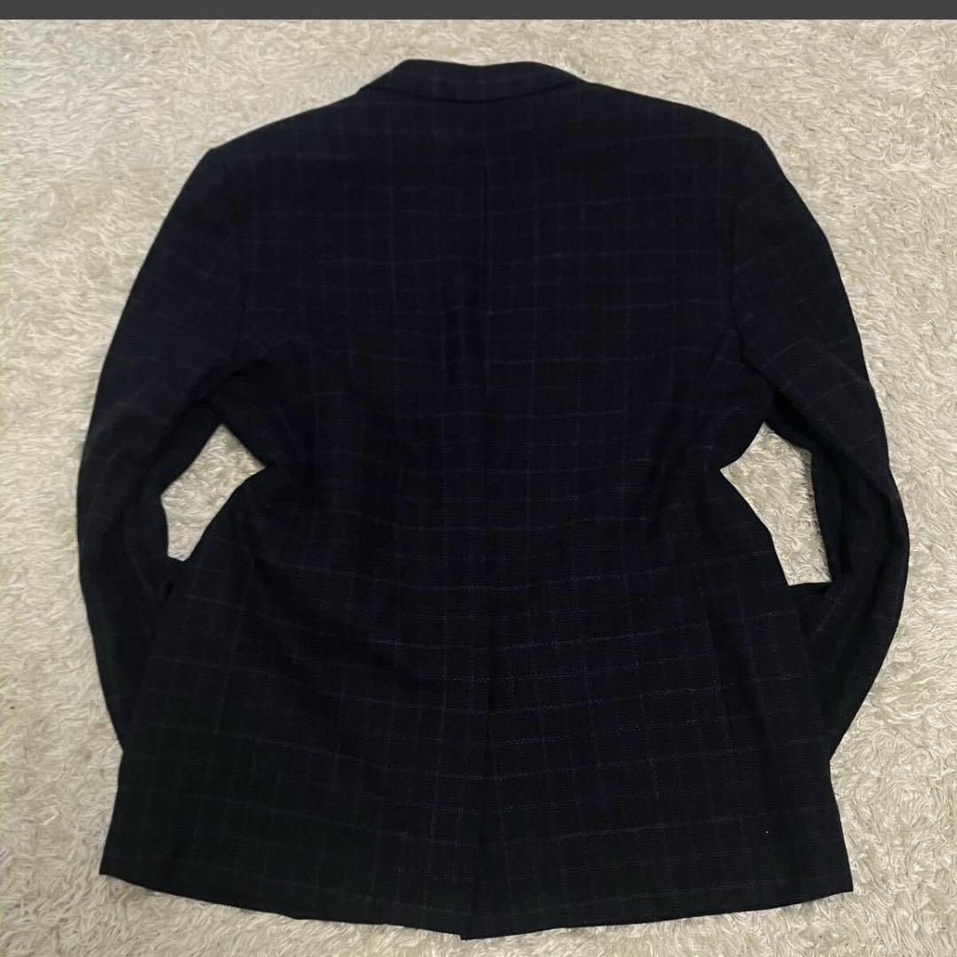 極上カシミヤ!! バーバリーロンドン BURBERRYテーラードジャケット格子柄