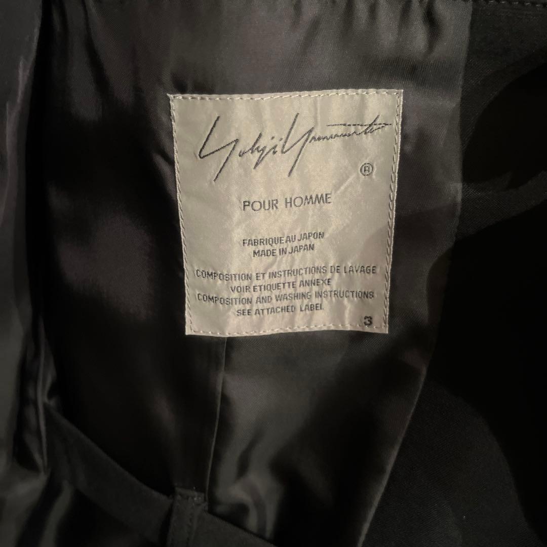 Yohji Yamamoto 内ベルト付きジャケット 3