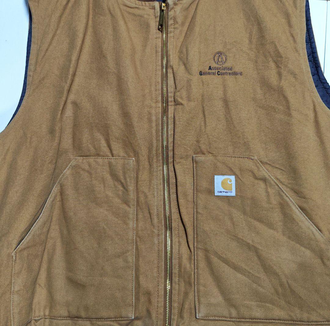 Carhartt カーハート キルティングワークベスト ダック地