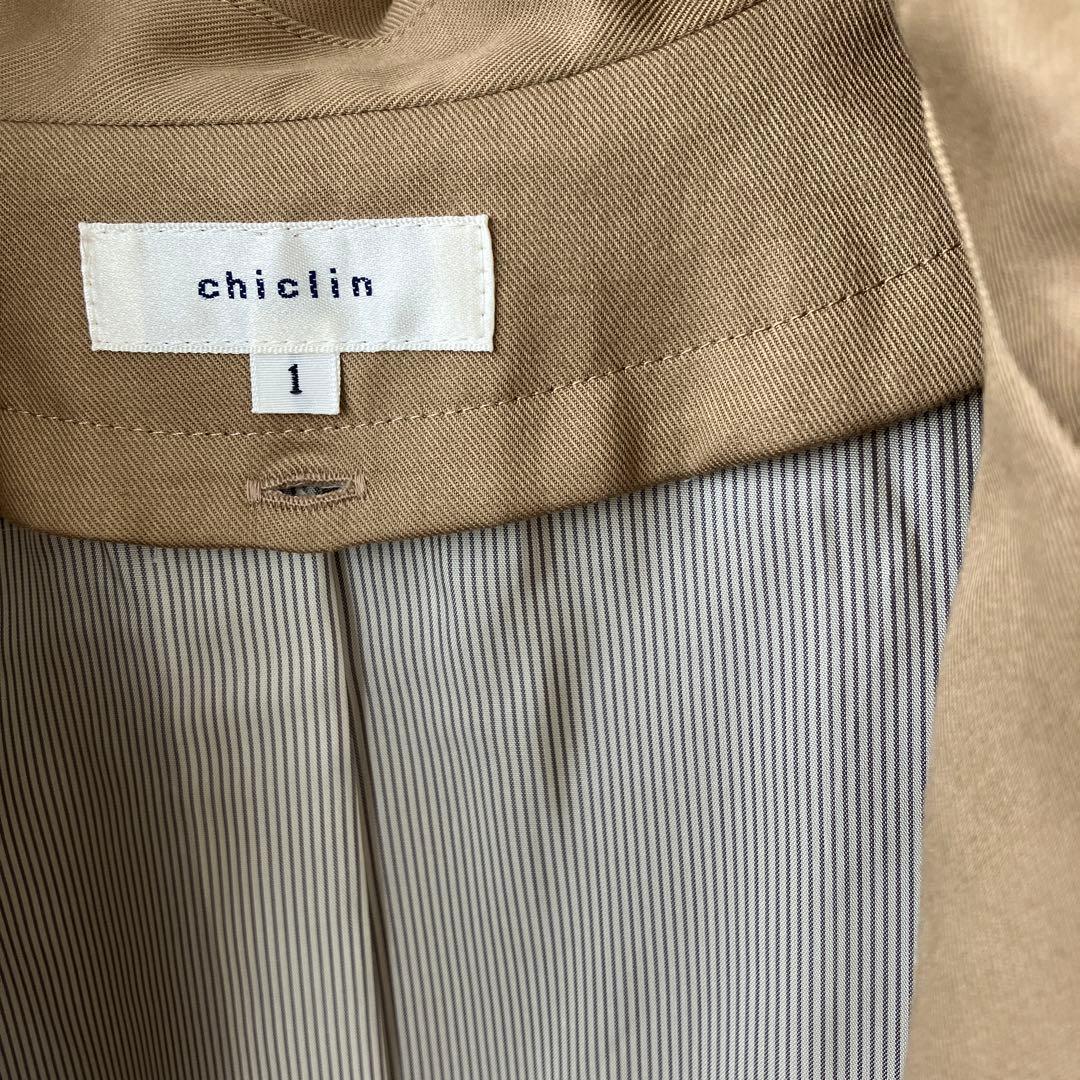chiclin ステンカラーコート