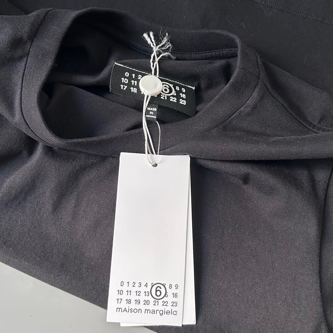 MM6 maison margiela ナンバリング 黒 半袖Tシャツ