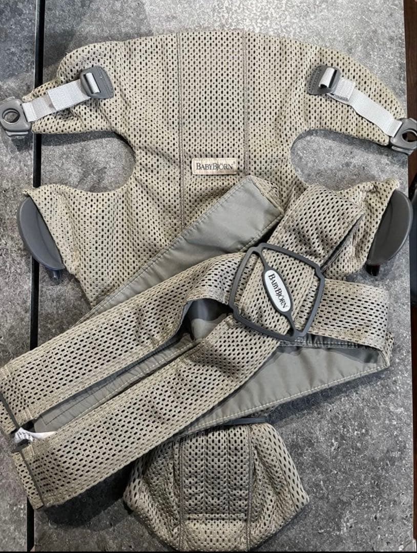 【箱無し】BABY BJORN ベビービョルン ミニ Air グレーベージュ