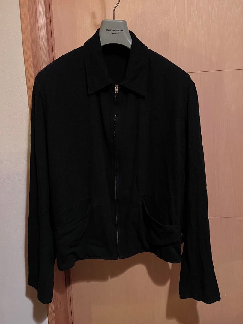 COMOLI コモリ 25SS シルクネップ　ジップショートジャケット