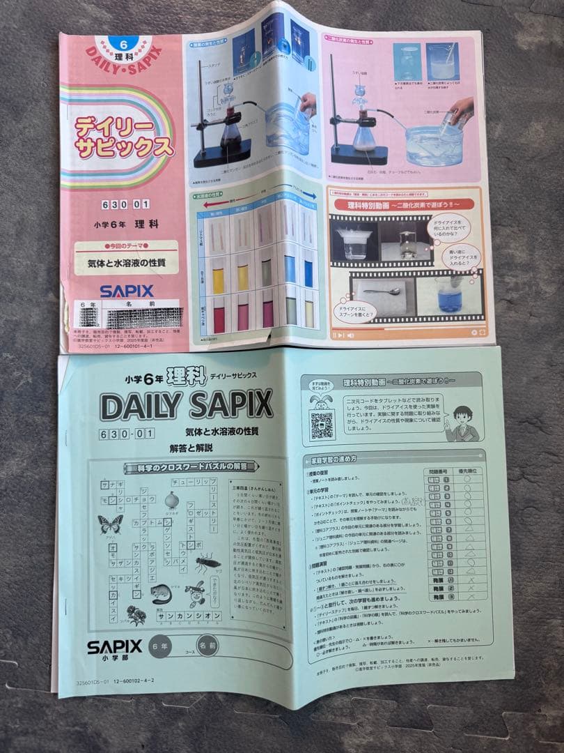 user_d5547334 ⭐︎最新版フルセット② SAPIXサピックス6年