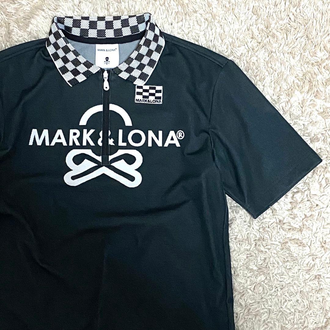 美品 ✨MARK&LONA 2025最新 ポロシャツ マーク&ロナ✨ブラック