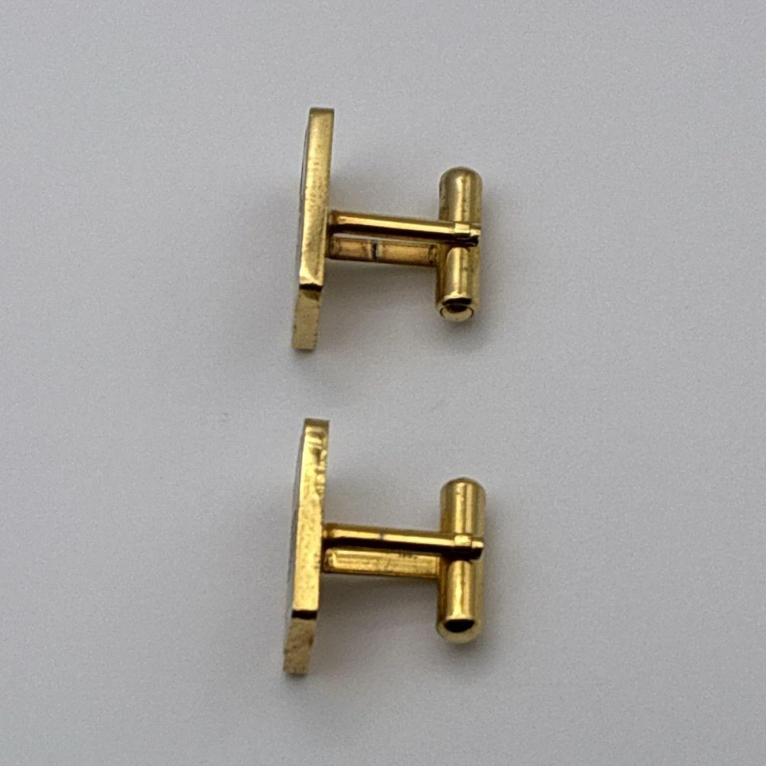 Cartier カルティエ カフス タイピン セット ダブルC ロゴ ゴールド