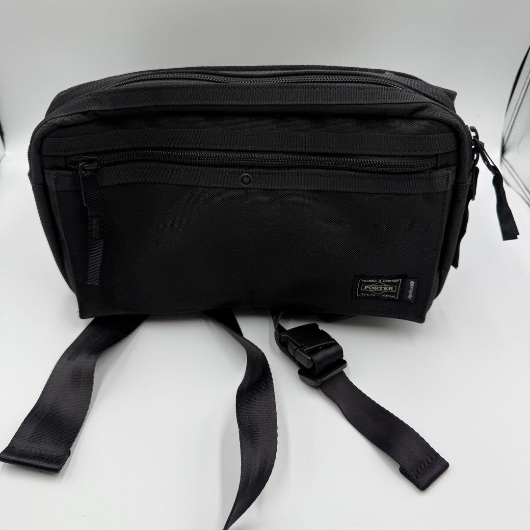 【美品】PORTER×Aprica 抱っこひも付ショルダーバッグ　コラボモデル
