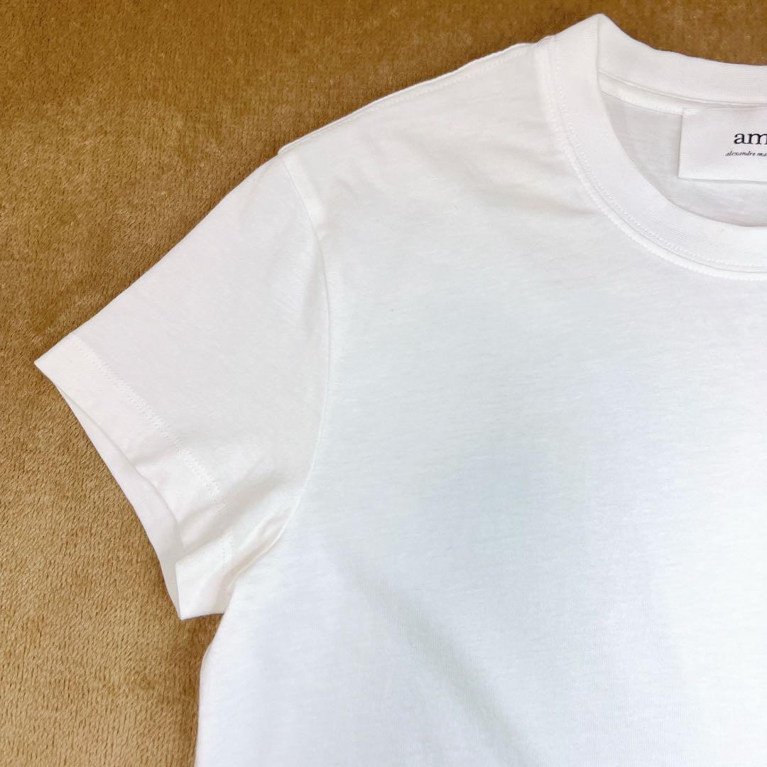 アミパリス Tシャツ ロゴ刺繍 XXS