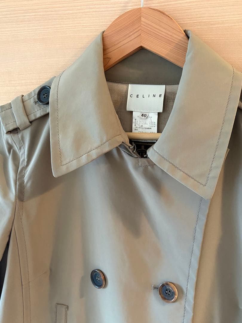 専用です　CELINE グレージュ トレンチコート 40☆