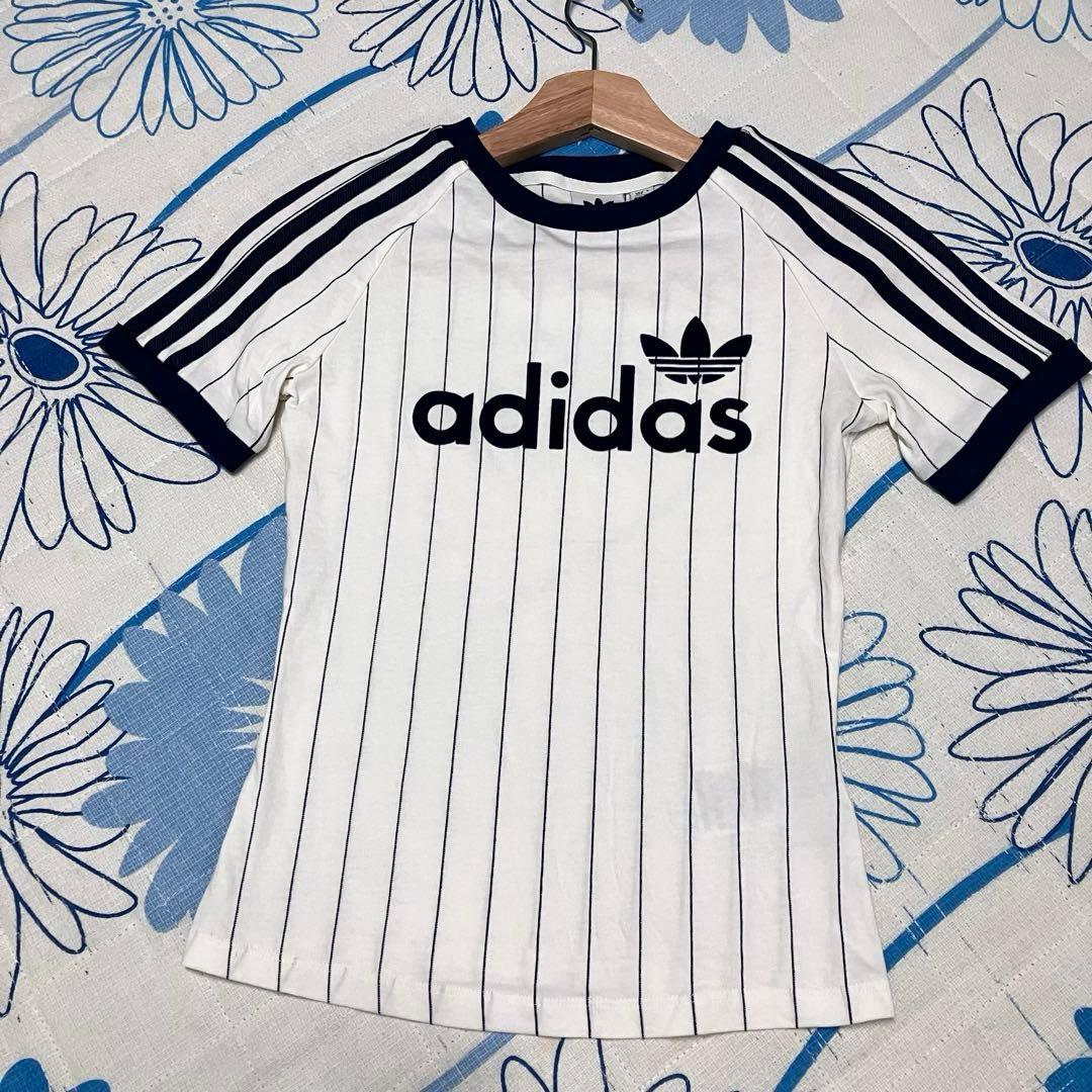 【希少】adidas リニア グラフィック カリ　半袖　Tシャツ　ロゴ