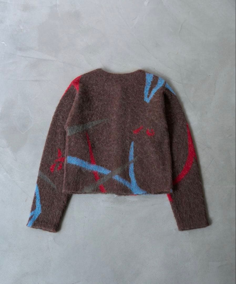 最終★ollkyoto★KleeJacquard knit cardigan