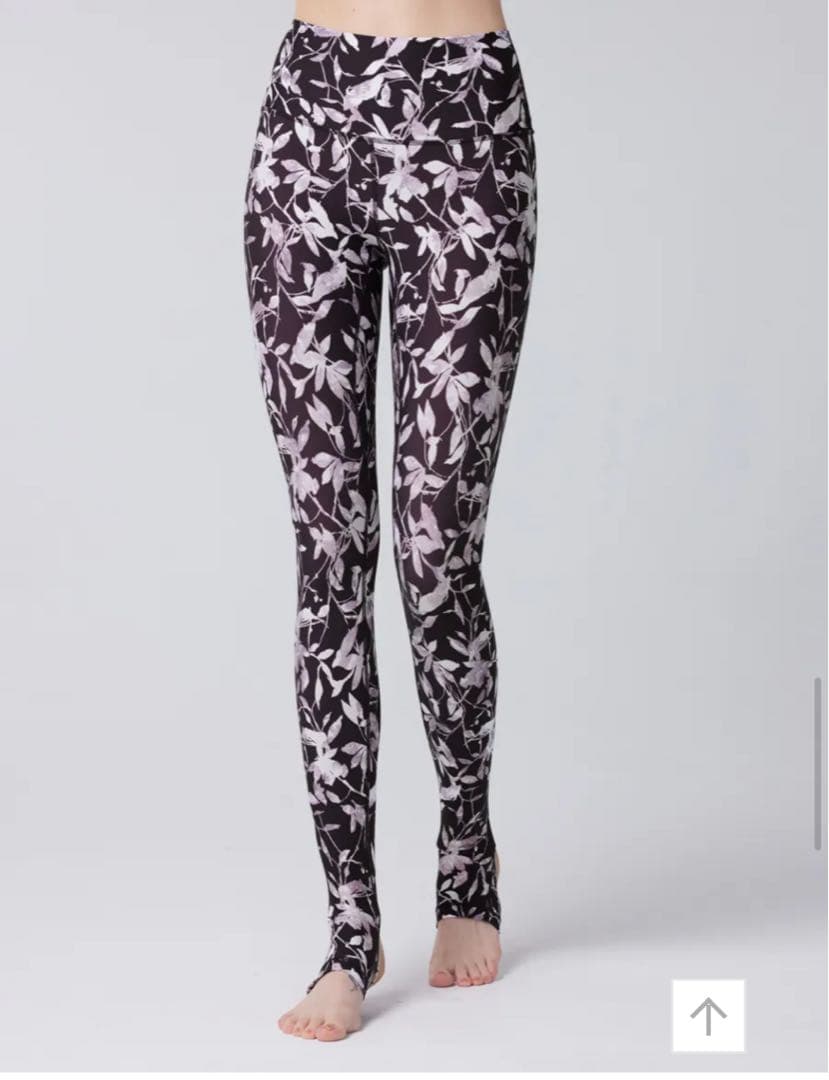 easyoga Leggings トレンカ 花柄 ルルレモン レギンス