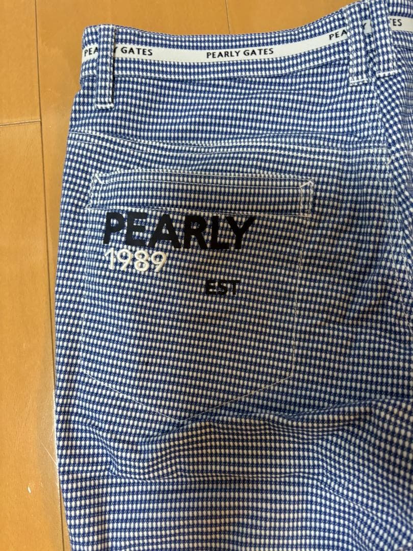 PEARLY GATES チェック柄パンツ サイズ５