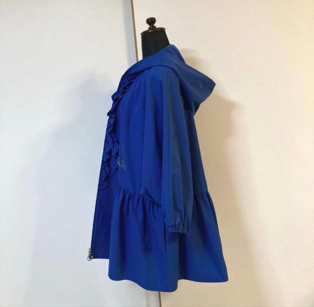 美品¥66,000♡Rene レイニーフーディ(ロイヤルブルー)S〜XL位まで