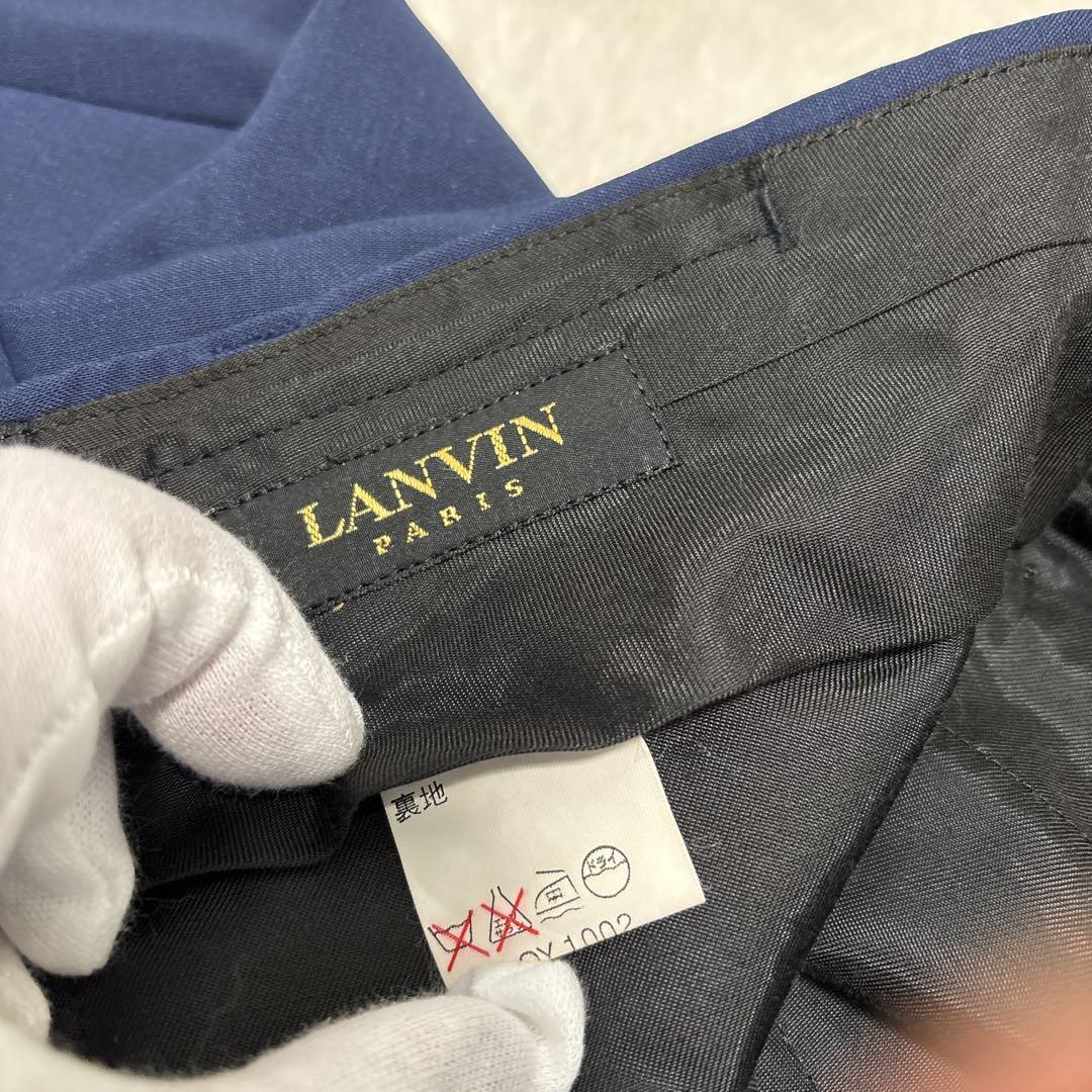 美品　【大きいサイズ】　LANVIN モヘア混 メンズスーツセットアップ