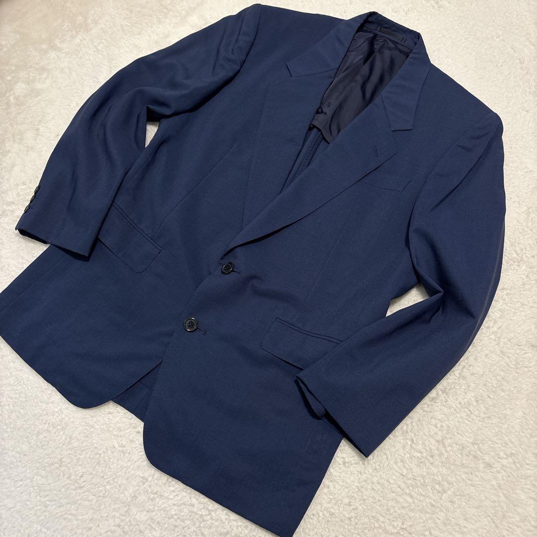美品　【大きいサイズ】　LANVIN モヘア混 メンズスーツセットアップ