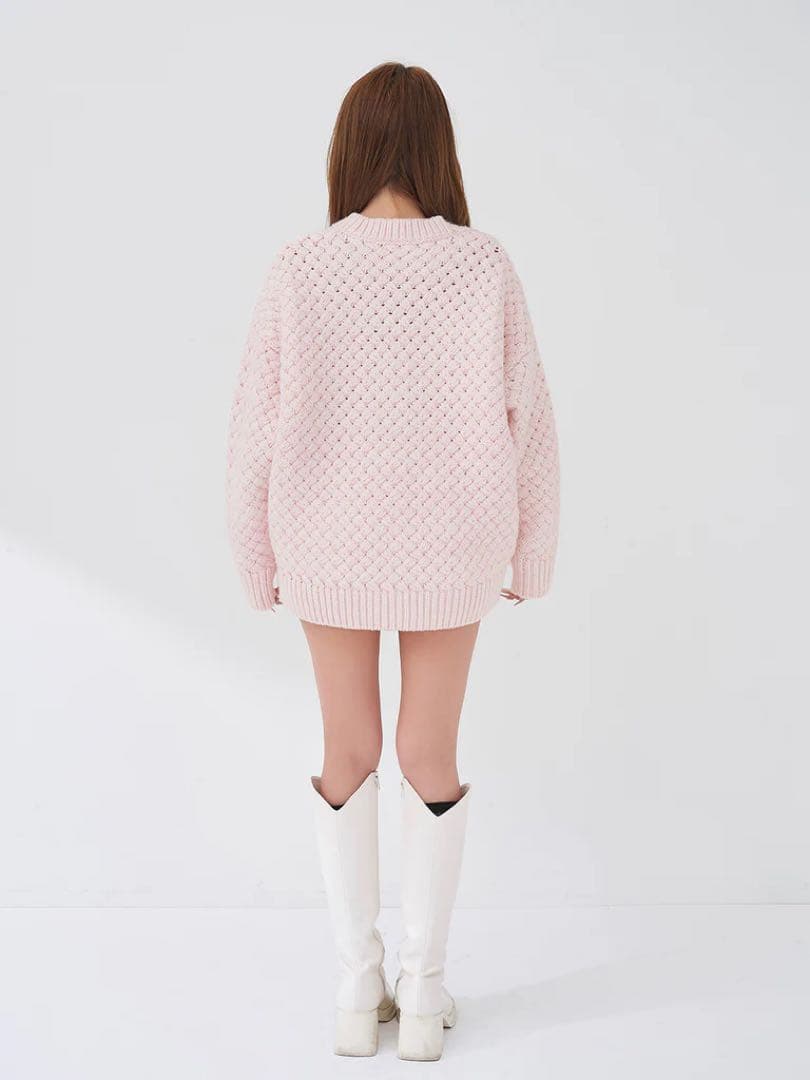 定価以下♡ ダーリッチ Darich アントルラックボリュームニットカーディガン