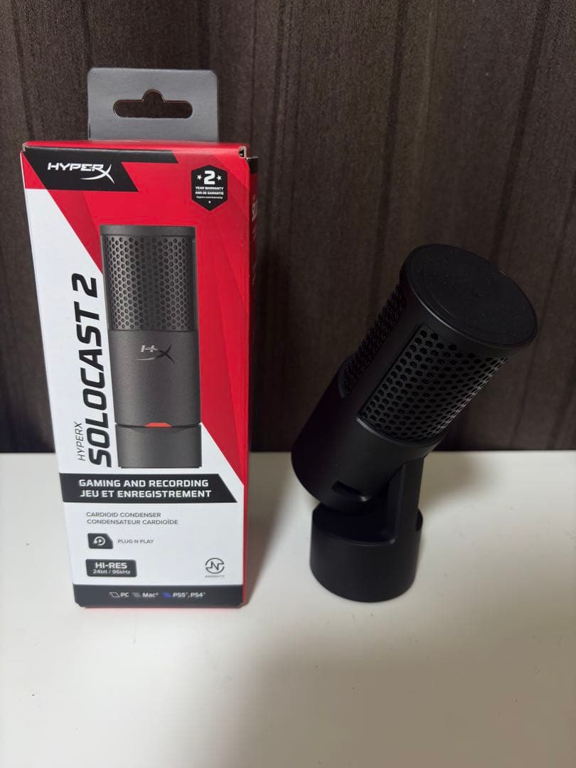 HyperX SoloCast 2 コンデンサーマイク 未使用品