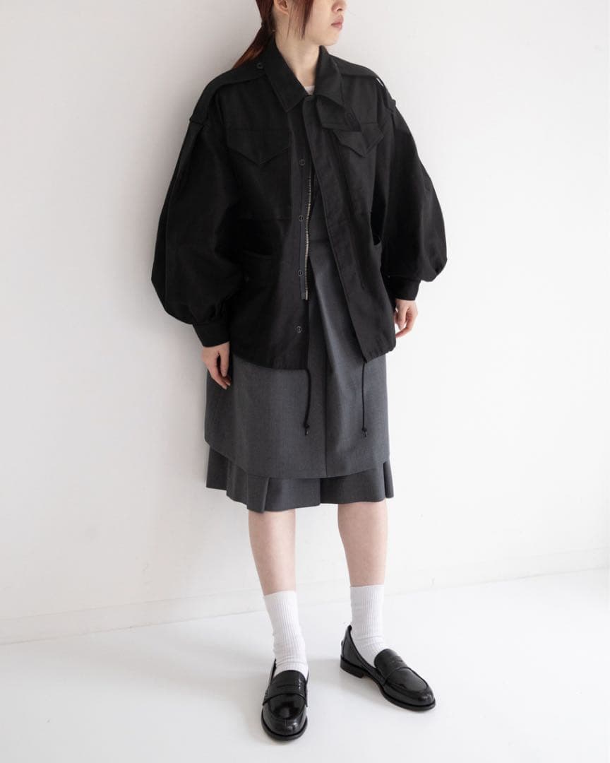 ジャケット・アウター HYKE M-51 TYPE BALLOON SLEEVE JACKET