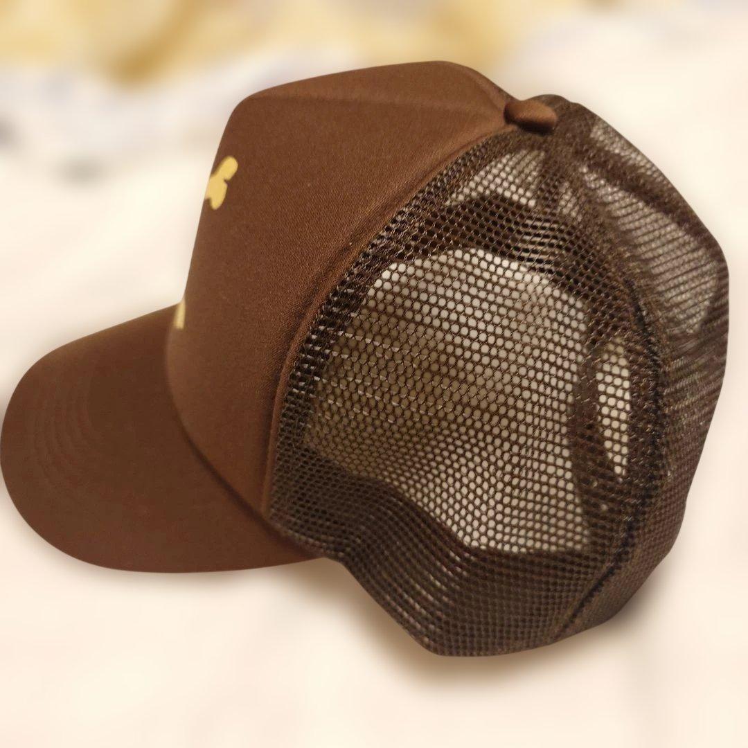 STUSSY スカルマークメッシュキャップ ブラウン