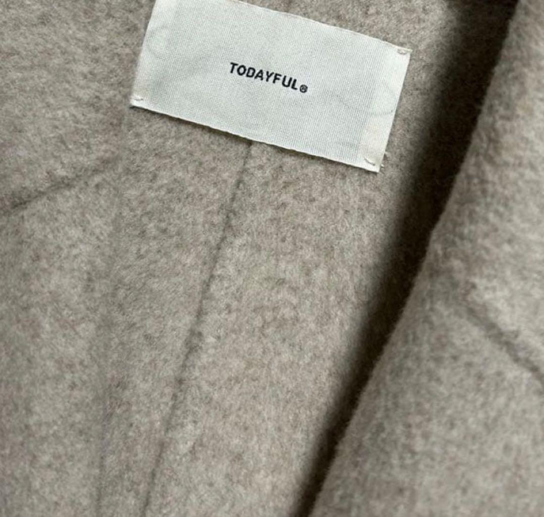TODAYFUL Wool Over Coat エクリュ　限定カラー　ロング