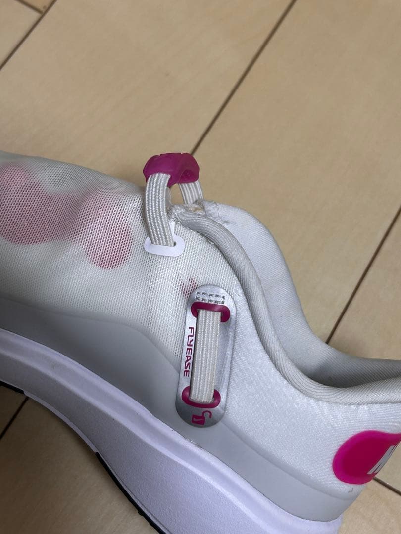 NIKE レディース ゴルフシューズ 23cm ホワイト ピンク スパイクレス