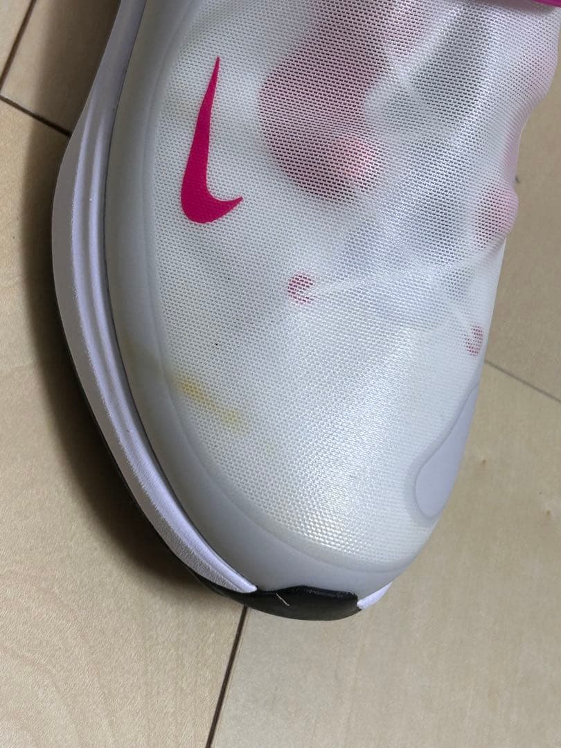 NIKE レディース ゴルフシューズ 23cm ホワイト ピンク スパイクレス