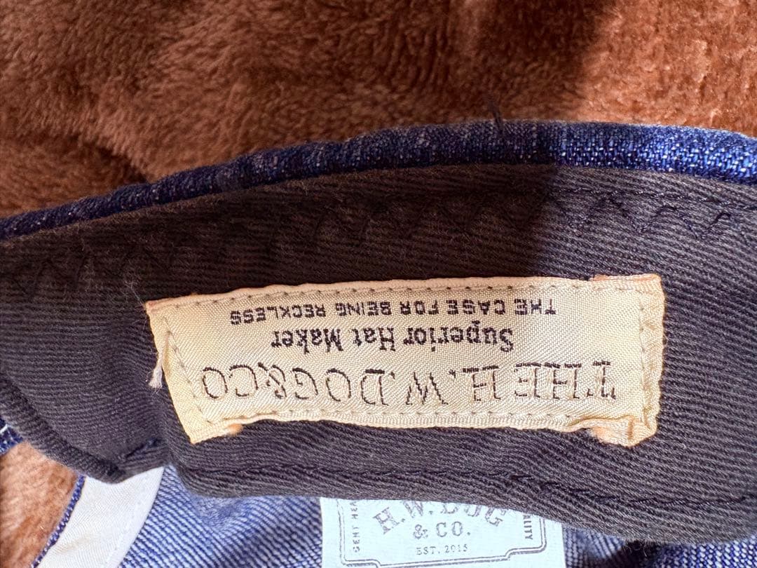 帽子 THE H.W.DOG&CO. / VINTAGE DENIM ROLL CAP