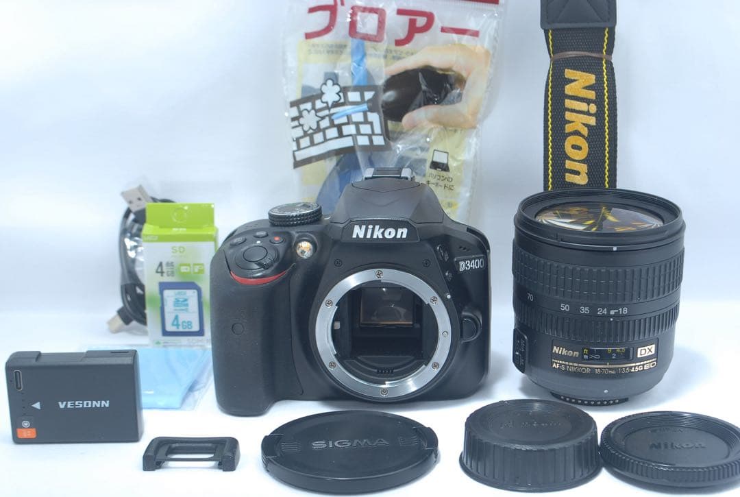 Nikon D3400☘️Bluetooth転送対応☘️バッテリー長持ち☘️美品