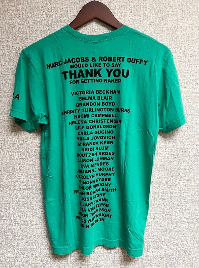 タグ付き　MARC JACOBS チャリティーTシャツ ミラ・ジョヴォヴィッチ