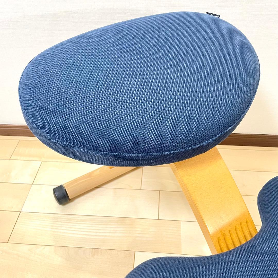 バランスラボ バランスチェア バランスイージー ネイビー 中古美品