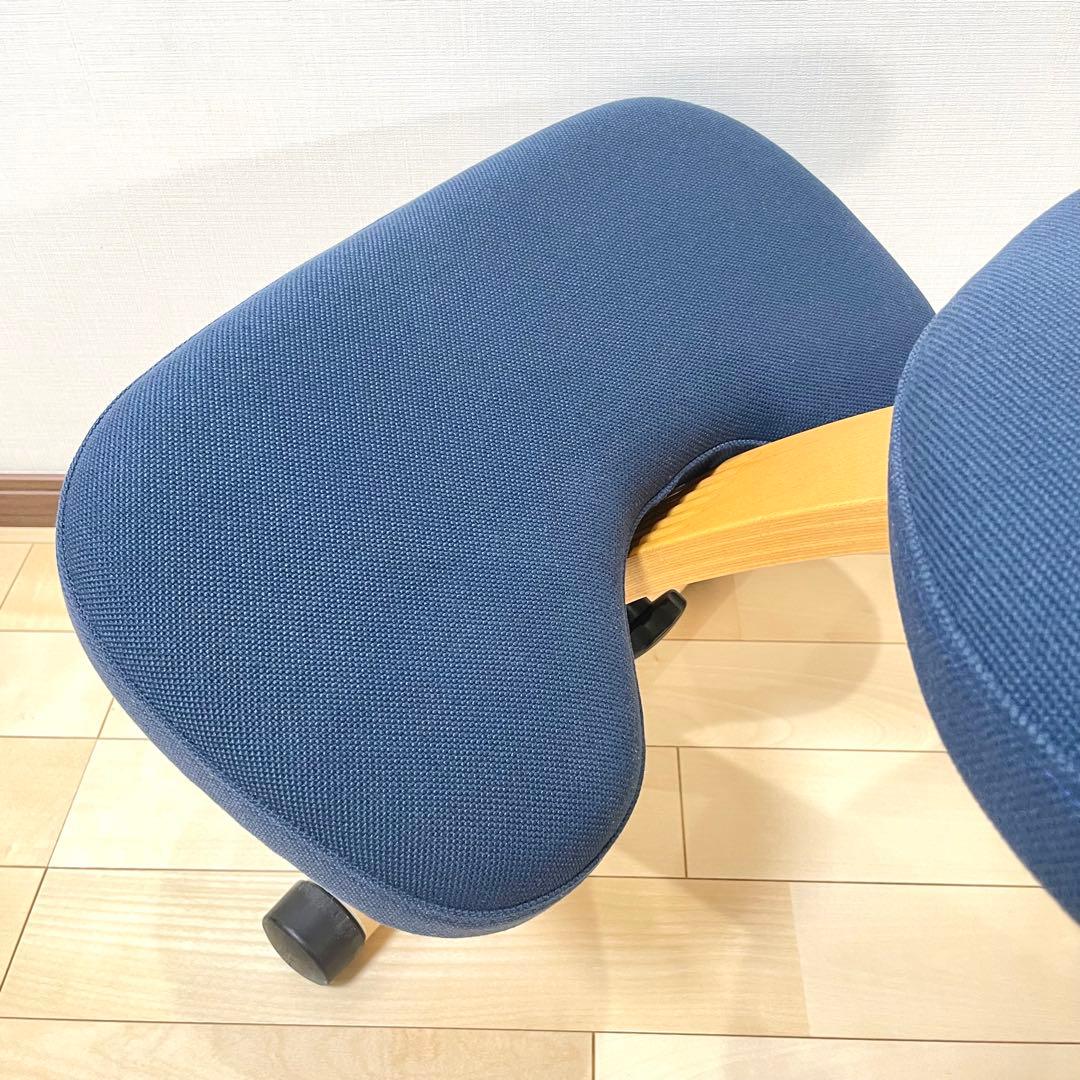 バランスラボ バランスチェア バランスイージー ネイビー 中古美品