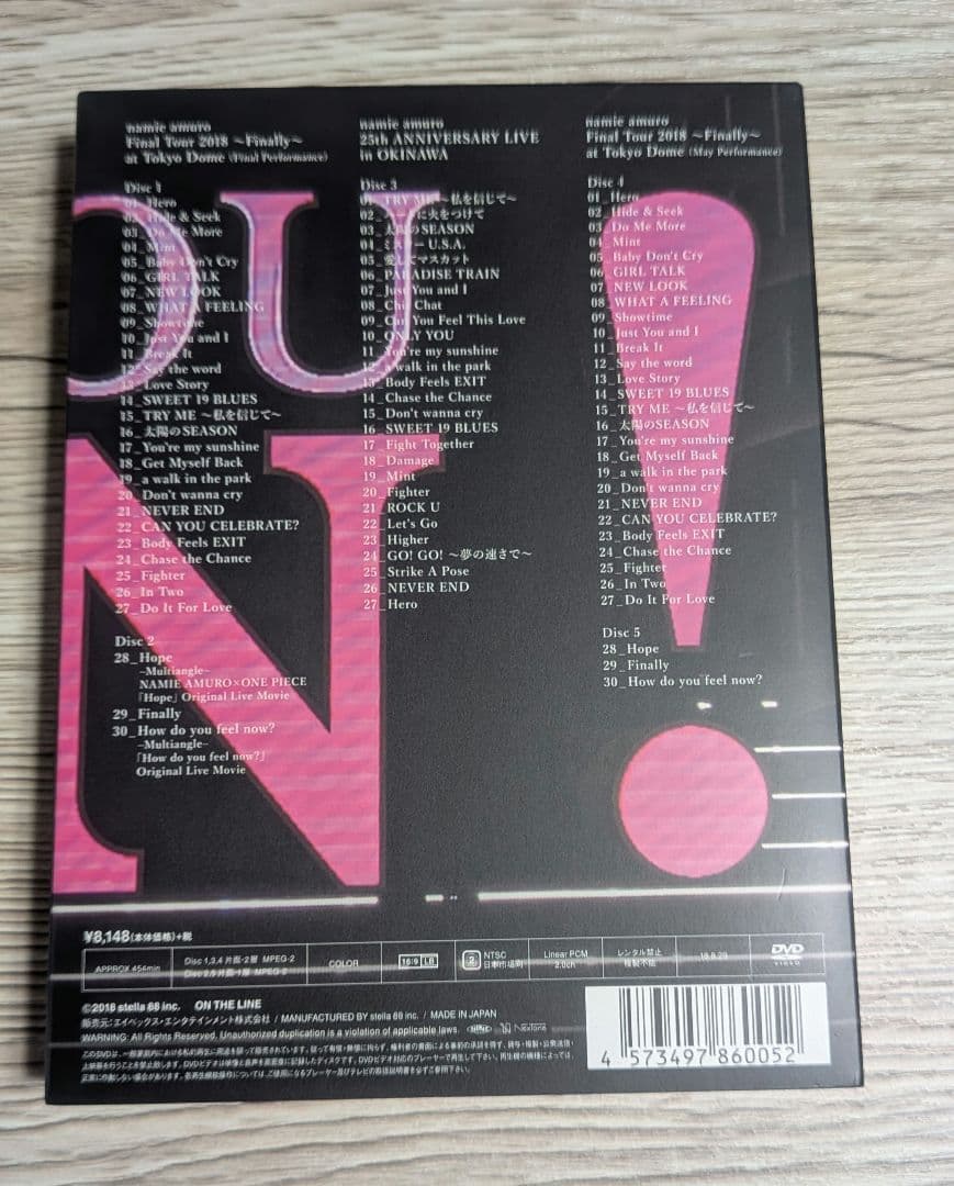安室奈美恵 初回限定盤 Finally DVD