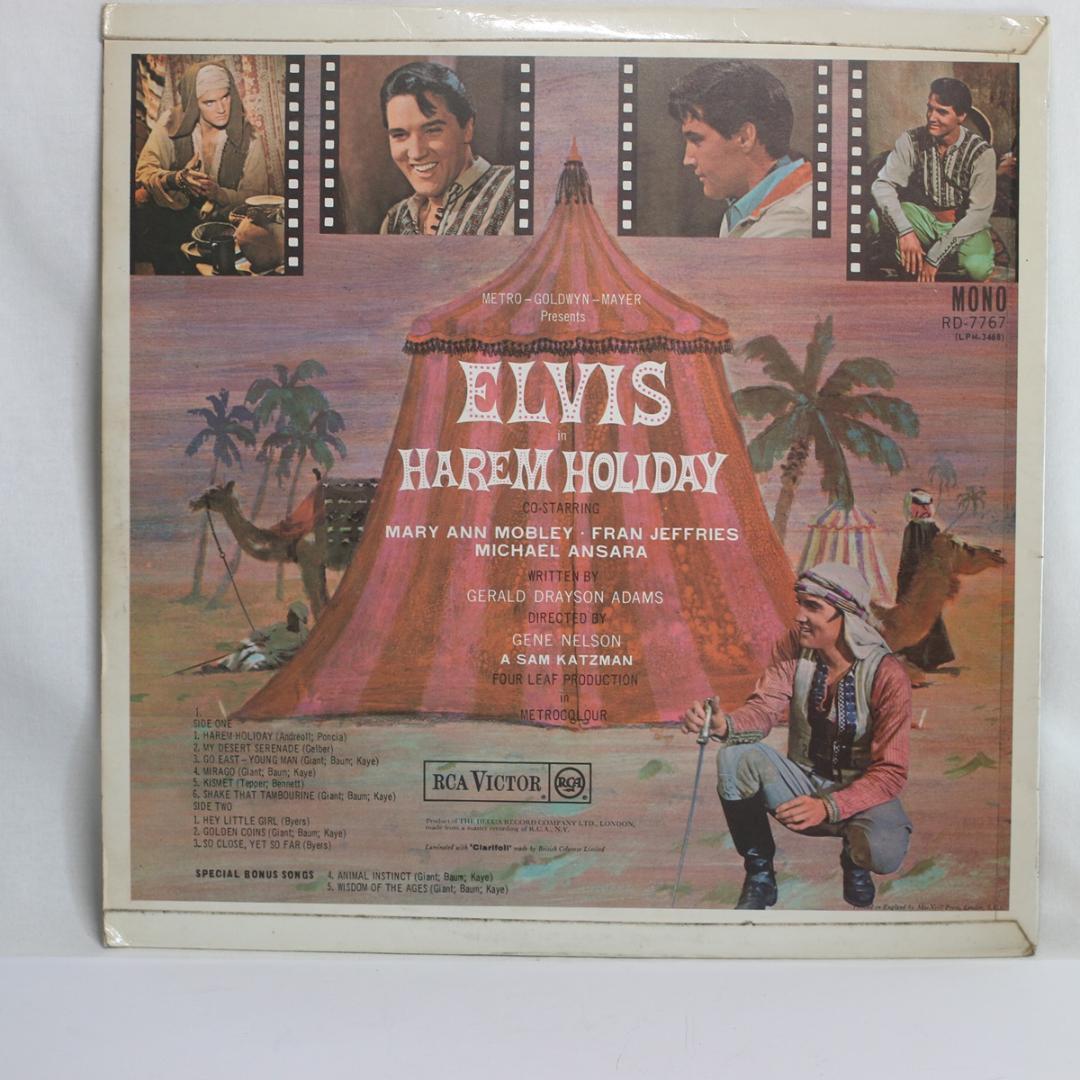 英LP Elvis Presley Harem Holiday UK盤 深溝