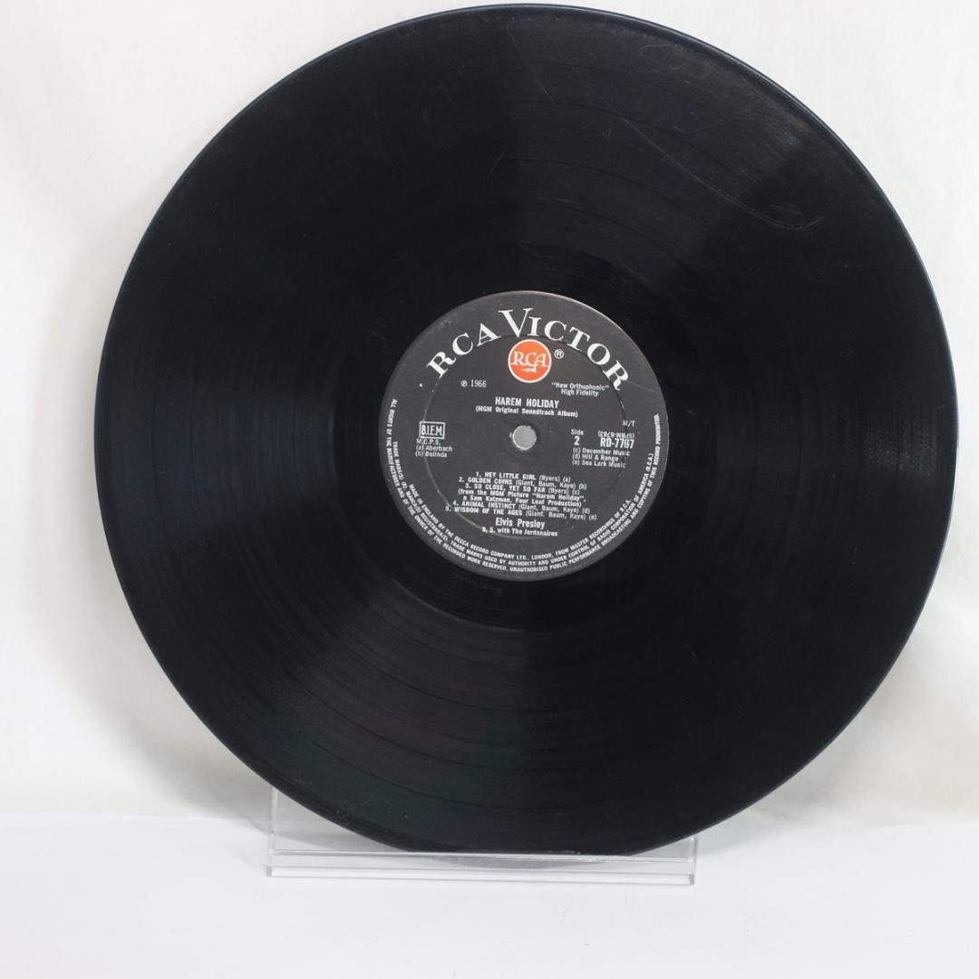 英LP Elvis Presley Harem Holiday UK盤 深溝